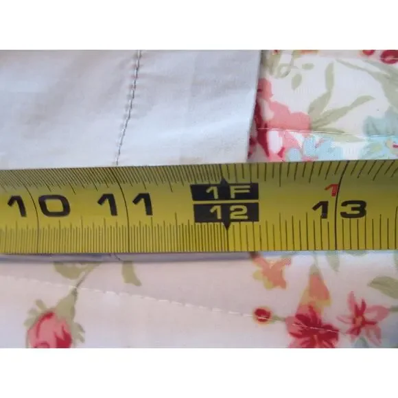 TALBOTS Womens Size 12 Khaki Beige Cotton Blend Flat Front Bermuda Shorts NWT - Picture 10 of 10